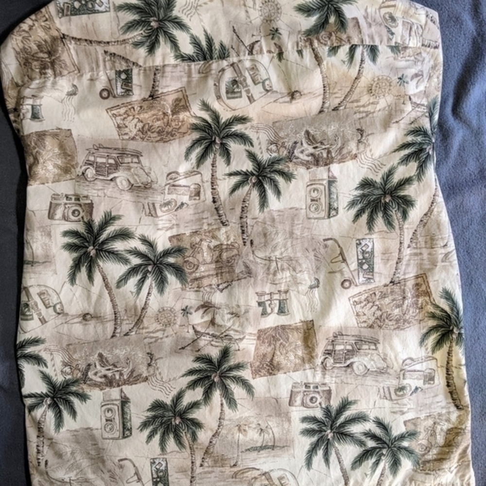 Batik Bay men's Hawaiian shirt Palm Tree Tropical beach vacation size XL - Picture 2 of 4